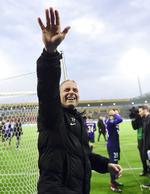 Jess Thorup var glad og stolt efter 2-1-sejren i Farum, da FCM-holdet med mange ændringer og uden tre karantæneramte fik en perfekt optakt til torsdag aftens topmøde med Brøndby på MCH Arena i Herning 
   Tariq Mikkel Khan/Ritzau Scanpix