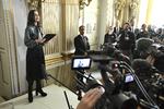 Sara Danius er blandt hovedpersonerne i skandalen i Det Svenske Akademi.  Claudio Bresciani/AP