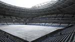 Hooligans havde planlagt aktioner mod stadion i Samara, hvor blandt andet Danmark skal spille. Oleksandr Stashevskyi/AP