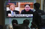 Den amerikanske præsident, Donald Trump, ser optimistisk på muligheden for et topmøde med Nordkoreas leder, Kim Jong-un, og regner med et topmøde i maj eller juni.  Ahn Young-joon/AP