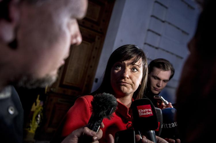 En træt og fåmælt innovationsminister, Sophie Løhde (V) ville uden for Forligsinstitutionen ikke give detaljer om forløbet af forhandlingerne.  Mads Claus Rasmussen/Ritzau Scanpix