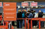 Fremover kan flypassagerer kræve kompensation, hvis en overenskomstmæssig strejke går ud over deres rejse. Billedet stammer fra Stockholm under Norwegian-piloternes strejke i 2015. Johan Nilsson/AP/AP