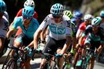 En koncentreret Chris Froome ved siden af colombianeren Miiguel Angel Lopez under dagens etape. Foto: Pentaphoto. 