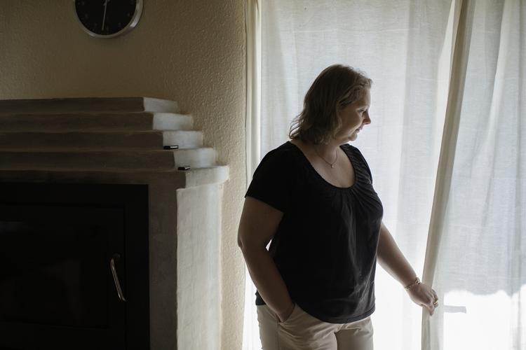 Linda Ryet har to gange fået afslag på førtidspension af pensionsnævnet i Faaborg-Midtfyn kommune, selv om  fageksperter havde indstillet hende til førtidspension.  Emma Sejersen/POLFOTO