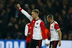 Nicolai Jørgensen var på pletten, da Feyenoord vandt den hollandske pokaltitel. Peter Dejong/AP