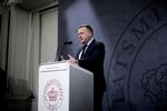 Lars Løkke Rasmussens Twitter-strategi kan ligne Donald Trumps, når han anklager danske medier for at være uvæsentlige og unuancerede. Nanna Navntoft/POLFOTO