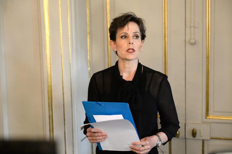 Det Svenske Akadami befinder sig i noget nær kaos. Fem af medlemmerne har siden november forladt deres pladser. Blandt dem den permanente sekretær Sara Danius (billedet). Fredrik Sandberg/AP