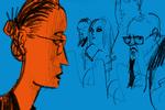 Senioranklager Malene Stage Christensen fra bagmandspolitiet har arbejdet på sagen mod Johan Schlúter i flere år.  Illustration:  Claus Nørregaard