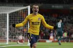 Antoine Griezmann  udlignede til 1-1 og dermed fik Atletico Madrid et godt udgangspunkt til returkampen i Spanien. Matt Dunham/AP