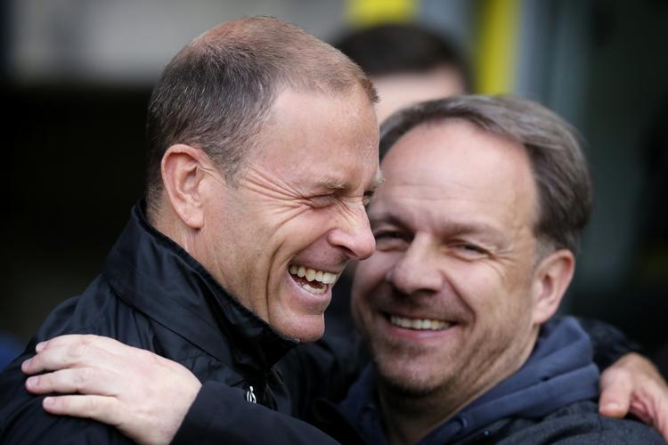 Tipperne er enige om, at Jess Thorup og Alexander Zorniger også smiler søndag aften. 
   Jens Dresling/POLFOTO