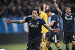 Federico Santander scorede to gange for FCK. Claus Fisker/Ritzau Scanpix