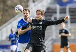 Oliver Lund (48), Lyngby Boldklub og Eero Markkanen (10), Randers FC. Anders Kjærbye/Ritzau Scanpix