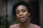 
    Wanuri Kahiu, instruktøren bag Kenyas første Cannes-aktuelle film nogensinde, er ærgerlig over forbuddet mod filmen i hjemlandet.  Ben Curtis/AP
