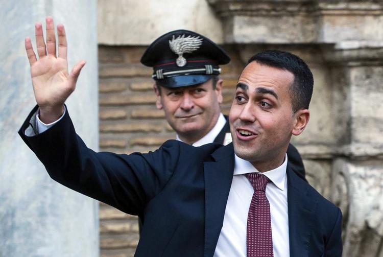 Lederen af Femstjernebevægelsen, Luigi Di Maio.  Angelo Carconi/AP