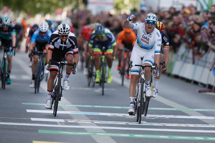 Nordmanden Alexander Kristoff vinder WorldTour-løbet Eschborn-Frankfurt for fjerde gang i træk. 