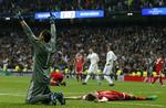 Dommeren har fløjtet af og Keylor Navas er klar til sin tredje Champions League-finale. Paul White/AP