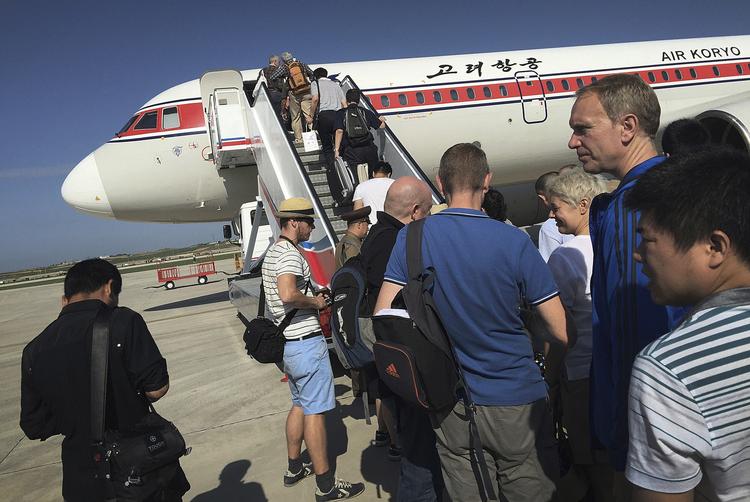 Nordkoreas leder menes at have sit eget privatfly. Det er et gammelt russisk fly på linje med de fly, som det statslige snordkoreanske flyselskab Air Koryo har i sin flåde. Arkivbillede Wong Maye-e/AP
