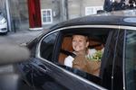 Eva Kjer Hansen på vej til Amalienborg for at blive præsenteret for de kongelige som ny minister for fiskeri og ligestilling.
   Jens Dresling/POLFOTO