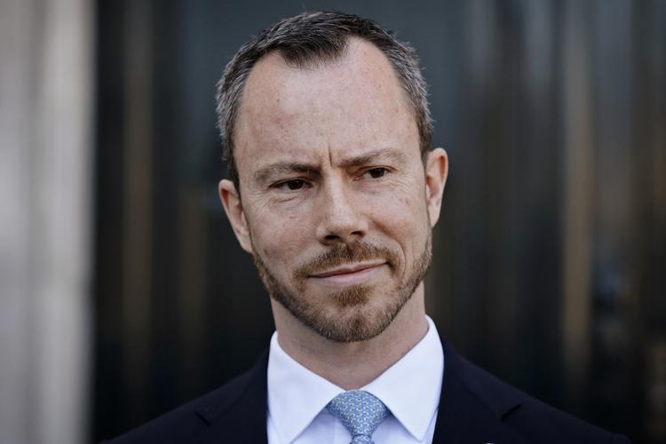 Statsminister Lars Løkke Rasmussen præsentere sine tre nye ministre for Dronningen, herunderden nye miljø- og fødevareminister, Jacob Ellemann-Jensen. Jens Dresling/POLFOTO