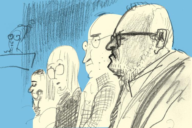 Forsvarsadvokaterne for Johan Schlüter og Susanne Fryland gav onsdag deres version af sagen om svindel med over 100 millioner kulturkroner.  /POLITIKEN