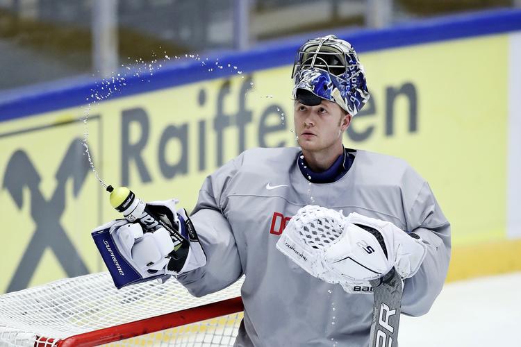 Frederik Andersen røg skuffende ud af NHL-slutspillet med Toronto Maple Leafs. Efter en stor sæson kan han nu give Danmark et gevaldigt løft ved VM i Danmark. Jens Dresling/POLFOTO