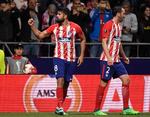 Med sin fysiske styrke vandt Diego Costa en nærkamp, inden han scorede sejrsmålet lige inden pausen. Pierre-philippe Marcou/Ritzau Scanpix