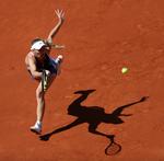 Med syv partier i træk afgjorde Caroline Wozniacki reelt kampen mod Daria Gavrilova. Susana Vera/Ritzau Scanpix