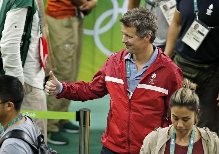 Kronprins Frederik ved OL i Rio 2016. 
   Jens Dresling/POLFOTO