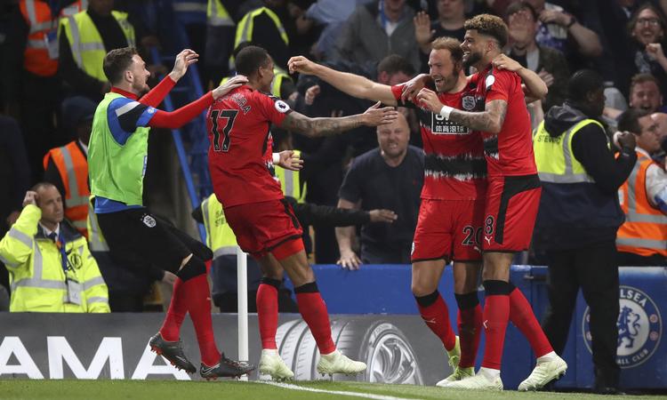 1-1 mod Chelsea sikrede Huddersfields overlevelse i Premier League. John Walton/AP