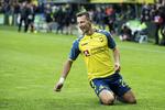 Fire mål har Kamil Wilczek scoret på Brøndbys vej mod pokalfinalen. Claus Bech/Ritzau Scanpix