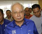 Najib Razak har tabt valget og går af som Malaysias premierminister.  Aaron Favila/AP