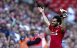 Liverpools Mohamed Salah, der her kan løfte sin Golden Boot, var søndag med til at sikre sin klubs fjerdeplads og dermed en billet til næste sæsons Champions League. Sunday, May 13, 2018. (Dave Thompson/PA via AP)
   Dave Thompson/AP