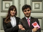 Stifter Giuseppe L. Bonifati og Linda Sugataghy fra kunstgruppen 'Kunstpartiet'. Tommy Bay