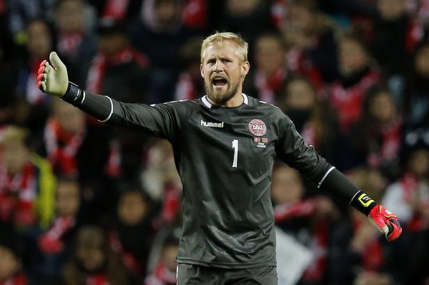 Kasper Schmeichel fra Leicester City. 31 år. 33 landskampe.

   Jens Dresling/POLFOTO