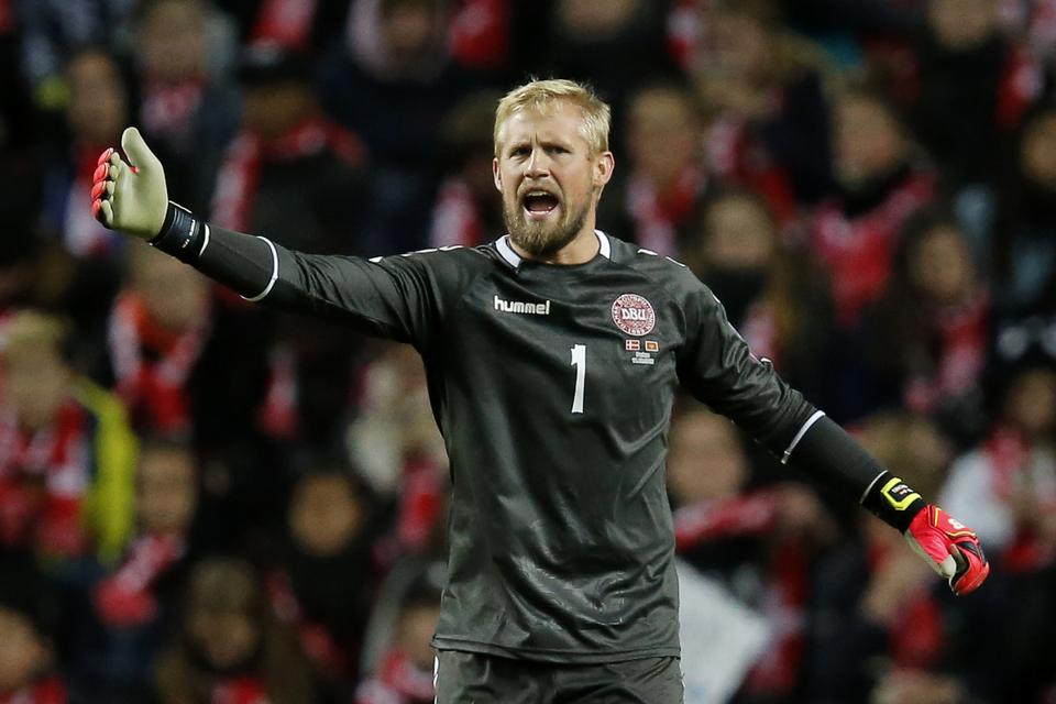 Kasper Schmeichel fra Leicester City. 31 år. 33 landskampe.

   Jens Dresling/POLFOTO