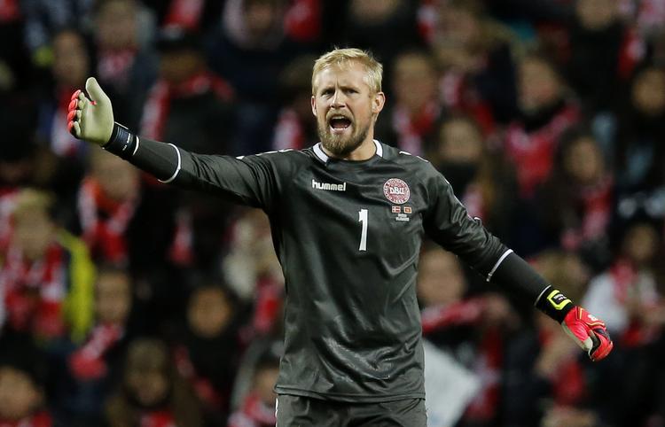 Kasper Schmeichel fra Leicester City. 31 år. 33 landskampe.

   Jens Dresling/POLFOTO