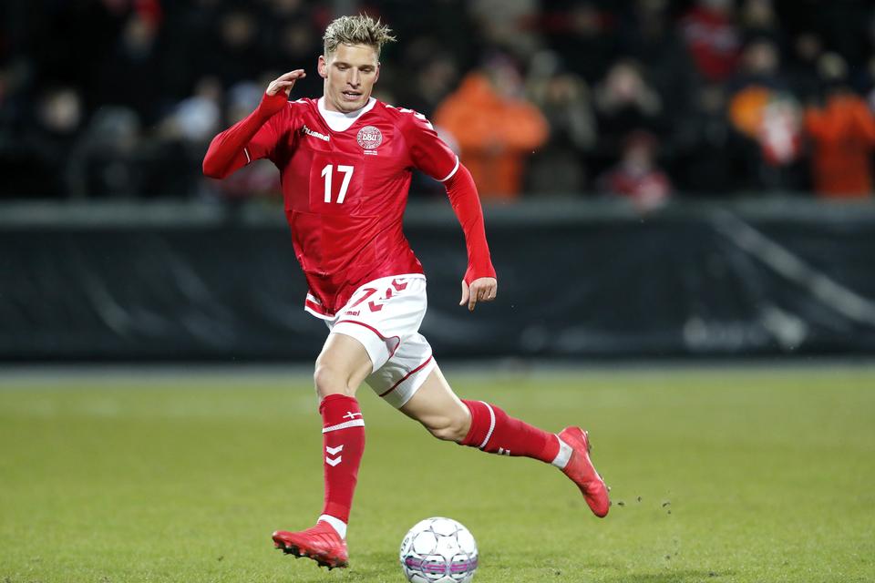Jens Stryger Larsen fra Udinese Calcio. 27 år. 11 landskampe. 1 mål. Jens Dresling/POLFOTO