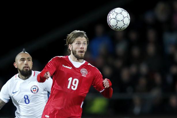 Lasse Schöne fra AFC Ajax. 31 år. 34 landskampe. 3 mål. Jens Dresling/POLFOTO