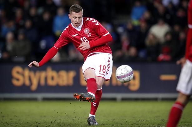 Lukas Lerager fra FC Girondins de Bordeaux. 24 år. 3 landskampe. 0 mål.  Jens Dresling/POLFOTO