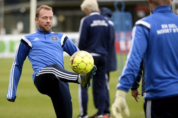 Michael Krohn-Dehli fra RC Deportivo. 34 år. 56 landskampe. 6 mål. Poulsen Lars/POLFOTO