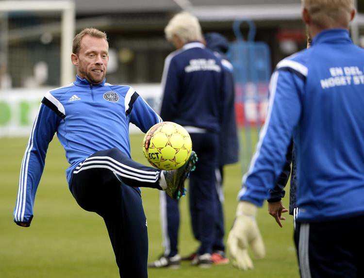 Michael Krohn-Dehli fra RC Deportivo. 34 år. 56 landskampe. 6 mål. Poulsen Lars/POLFOTO