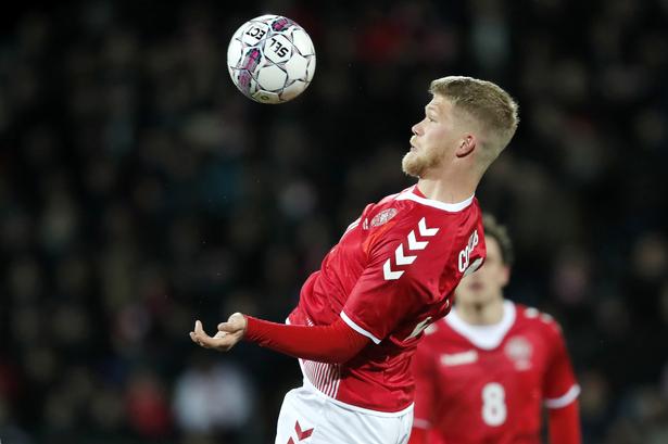 Andreas Cornelius fra Atalanta. 25 år. 18 landskampe. 4 mål. Jens Dresling/POLFOTO