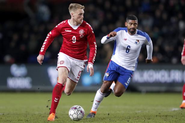 Nicolai Jørgensen fra SC Feyenoord. 27 år. 29 landskampe. 8 mål. Jens Dresling/POLFOTO