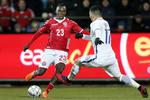 Pione Sisto fra Celta de Vigo. 23 år. 12 landskampe. 1 mål. Jens Dresling/POLFOTO