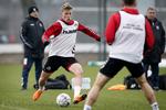 Viktor Fischer fra FC København. 23 år. 17 landskampe. 3 mål. Jens Dresling/POLFOTO