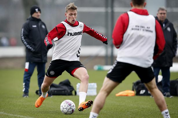 Viktor Fischer fra FC København. 23 år. 17 landskampe. 3 mål. Jens Dresling/POLFOTO