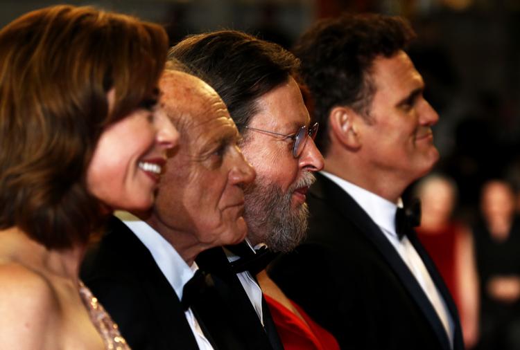 Lars von Trier var atter tilbage i Cannes ved premieren på sin nye film 'The House That Jack Built'.  Regis Duvignau/Ritzau Scanpix