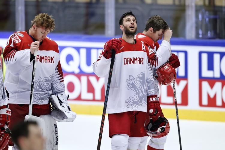 For bare få dage siden havde Frans Nielsen og holdkammeraterne på det danske ishockeylandshold kurs mod en kvartfinale ved VM. Men Letland var en for svær modstander på en skuffende aften.  Jens Dresling/POLFOTO