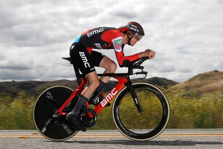 Tejay Van Garderen på vej mod sejr og førertrøje på enkeltstarten i Tour of California. Foto: Getty Images. 