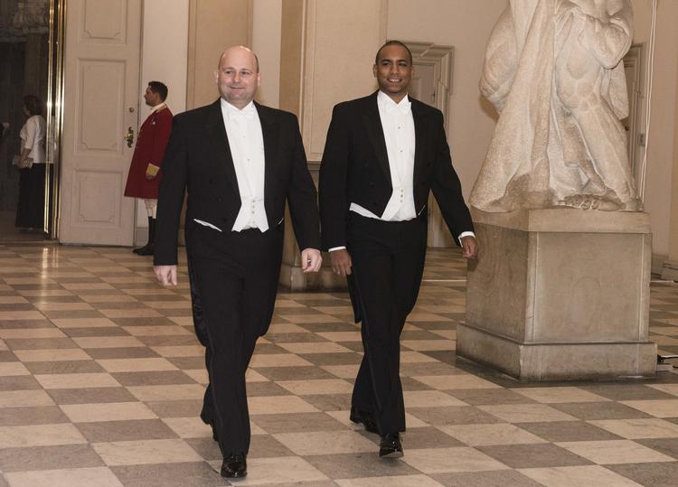 Søren Pape Poulsen og  kæresten Josue Vasquez. 
   Tidsvilde Stine/POLFOTO